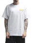 Camiseta Masculina Vans Shop Front Manga Curta Estampada - Branco