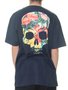 Camiseta Masculina Vans Skull Manga Curta Estampada - Navy