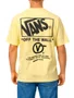 Camiseta Masculina Vans Stacked Hi SS Manga Curta Estampada - Amarelo