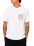 Camiseta Masculina Vans Stretch Crackle Manga Curta Estampada - Branco