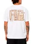 Camiseta Masculina Vans Stretch Crackle Manga Curta Estampada - Branco