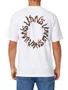 Camiseta Masculina Vans Wild Circle Manga Curta Estampada - Branco