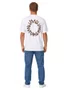 Camiseta Masculina Vans Wild Circle Manga Curta Estampada - Branco