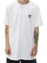 Camiseta Masculina Vissla Established Upycled M/C Manga Curta Estampada - Branco