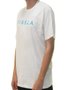 Camiseta Masculina Vissla Foundation Manga Curta Estampada - Branco