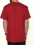 Camiseta Masculina Vissla Proeper Manga Curta Estampada - Vermelho