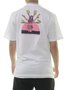 Camiseta Masculina Vissla So Burnt Manga Curta Estampada - Branco
