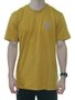 Camiseta Masculina Vissla Stoke Company Manga Curta Estampada - Amarelo Queimado
