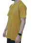 Camiseta Masculina Vissla Stoke Company Manga Curta Estampada - Amarelo Queimado