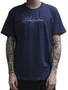 Camiseta Masculina VLCS Horizonte Manga Curta Estampada - Marinho
