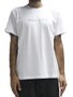 Camiseta Masculina VLCS Liola Crew Manga Curta Estampada - Branco