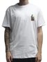 Camiseta Masculina Volcom Catv Manga Curta Estampada - Branco
