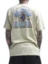 Camiseta Masculina Volcom Chandler Manga Curta Estampada - Bege