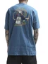 Camiseta Masculina Volcom Comfort Antigravity Manga Curta Estampada - Azul