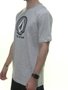 Camiseta masculina Volcom Crypticstone Manga Curta Estampada - Cinza Mescla