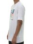 Camiseta Masculina Volcom Earth People Manga Curta Estampada - Branco 