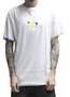 Camiseta Masculina Volcom Face To Face Manga Curta Estampada - Branco