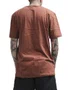 Camiseta Masculina Volcom Iconic Manga Curta Estampada - Vermelho