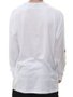 Camiseta Masculina Volcom Iconic Manga Longa Estampada - Branco
