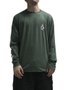 Camiseta Masculina Volcom Iconic Manga Longa Estampada - Verde