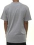 Camiseta Masculina Volcom Infillion Manga Curta Estampada - Cinza Mesclado