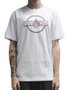 Camiseta Masculina Volcom Line Service Manga Curta Estampada - Branco