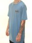 Camiseta Masculina Volcom Long Fitwidgets Manga Curta - Azul