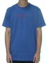 Camiseta Masculina Volcom Mc Clock Worker Manga Longa Estampada - Azul