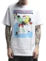 Camiseta Masculina Volcom Mental Crowd Manga Curta Estampada - Branco