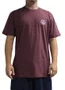 Camiseta Masculina Volcom Silk Circle Stone Manga Curta Estampada - Bordo