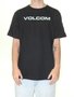 Camiseta Masculina Volcom Silk Euro MC Manga Curta Estampada - Preto