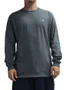Camiseta Masculina Volcom Silk Stone Blanks Manga Longa Estampada - Cinza