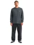 Camiseta Masculina Volcom Silk Stone Blanks Manga Longa Estampada - Cinza