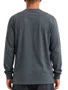 Camiseta Masculina Volcom Silk Stone Blanks Manga Longa Estampada - Cinza