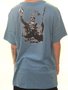 Camiseta Masculina Volcom Staff Manga Curta Estampada - Azul