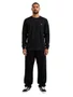 Camiseta Masculina Volcom Stone Blanks Manga Longa Estampada - Preto