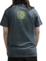 Camiseta Masculina Volcom Sunshiner Manga Curta Estampada - Cinza/Chumbo
