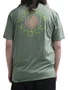 Camiseta Masculina Volcom Sunshiner Manga Curta Estampada - Verde Claro 