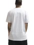 Camiseta Masculina Volcom Thru Manga Curta Estampada - Branco