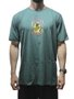 Camiseta Masculina Volcom Thundertaker Manga Curta Estampada - Verde