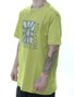 Camiseta Masculina Volcom UP Manga Curta Estampada - Verde Oliva