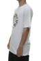 Camiseta Masculina Volcom Vortexsphere Manga Curta Estampada - Branco