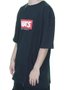 Camiseta Masculina Wats Box Manga Curta Estampada - Preto