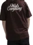 Camiseta Masculina Wats Classic Manga Curta Estampada - Marrom