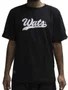 Camiseta Masculina Wats Clean Manga Curta Estampada - Preto
