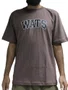 Camiseta Masculina Wats Colegial Manga Curta Estampada - Marrom