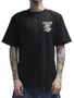 Camiseta Masculina Wats Day Off Manga Curta Estampada - Preto