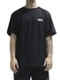 Camiseta Masculina Wats Logo Bottom Manga Curta Estampada - Preto
