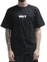 Camiseta Masculina Wats Logo Central Manga Curta Estampada - Preto