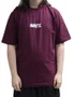 Camiseta Masculina Wats Logo Central Manga Curta Estampada - Vinho